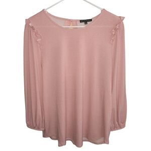 Adrianna Papell 3/4 Sleeve Blouse Size L